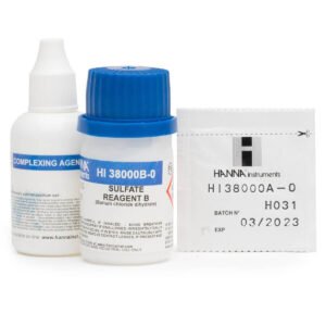 HI38000-10 Reactivos de reemplazo para el test kit de de sulfato (100 pruebas)