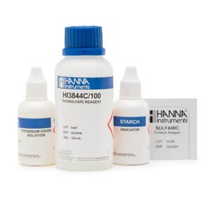 HI38023-100 Reactivos de repuesto para test kit de cloro total de intervalo alto(100 pruebas)