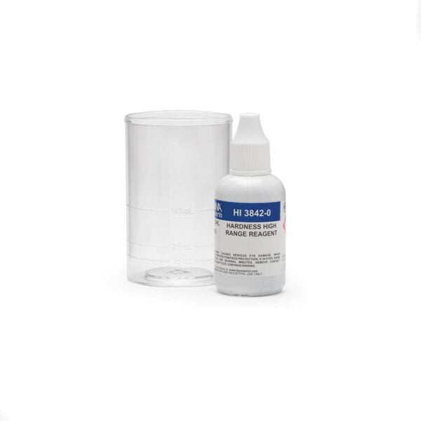 HI3842 Kit químico de pruebas para dureza total intervalo alto (400-3000 mg/L)