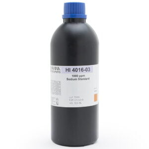 HI4016-03 Solución estándar para ISE de sodio de 1000 ppm