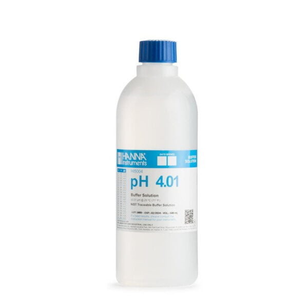HI5004 Solución de calibración técnica de pH 4.01 (500 mL)