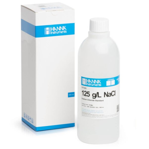 HI7089L Solución estándar a 125 g / L de NaCl