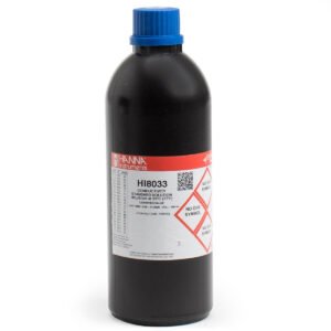 HI8033L Solución estándar de conductividad de 84 µS/cm en frasco FDA (500mL)