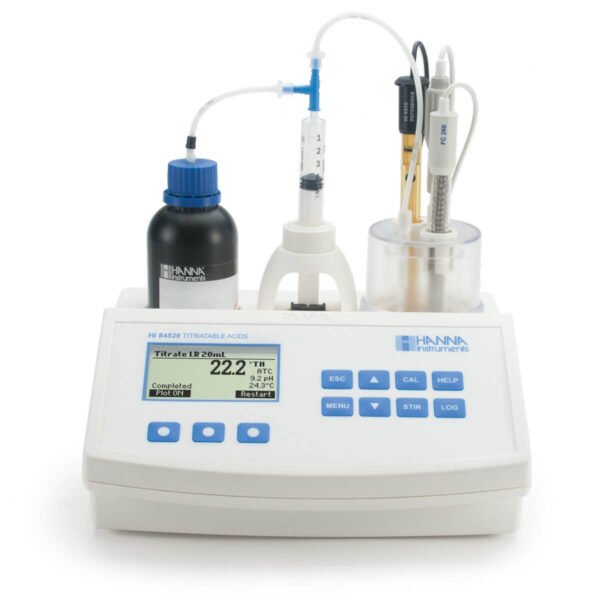 HI84529-01 Minititulador para la medición de acidez titulable en productos lácteos