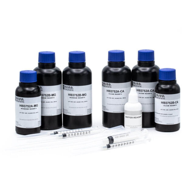 HI93752-01 Reactivos para dureza de calcio y magnesio intervalo alto (100 pruebas)