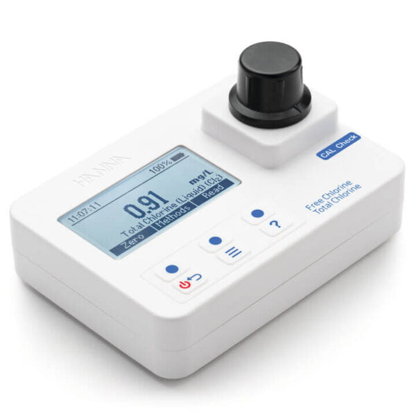 HI97711C Fotómetro para cloro libre y total (Kit completo)