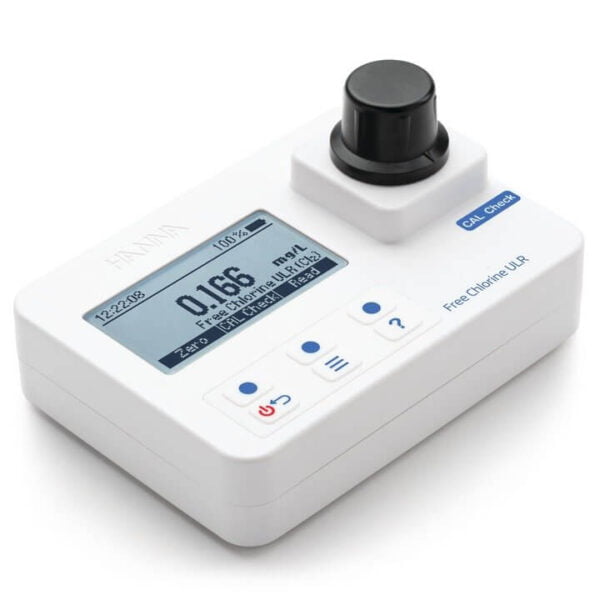 HI97762C Fotómetro para cloro libre en intervalo ultra bajo (Kit completo)