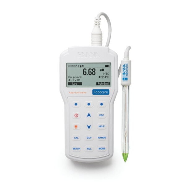 HI98164 Medidor portátil profesional de pH para yogur