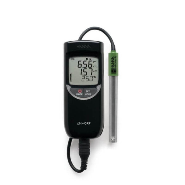 HI991003 Medidor portátil de pH/ORP/Temperatura impermeable con sistema Sensor Check™