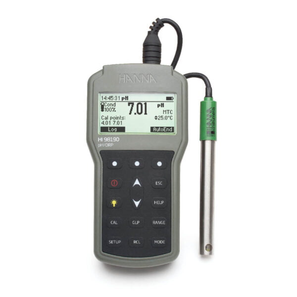 HI98190 Medidor profesional portátil e impermeable para pH/ORP